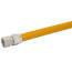 3/4" ID (7/8" OD) Coated Stainless Steel Gas Connector w/ 3/4" FIP x 3/4" MIP Fittings (36" Length)