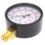 2.5" Dual Scale Economy Pressure Gauge, Bottom Mount (0-100 PSI)