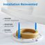 ReadySet Easy Toilet Bowl Installation Kit (Bagged)