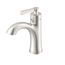 Northerly Single Handle Bathroom Sink Faucet w/ 50/50 Touch-Down Drain (Brushed Nickel), D225079BN