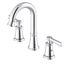 Northerly 2 Handle Widespread Bathroom Sink Faucet w/ 50/50 Touch-Down Drain (Chrome), D304179