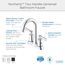 Northerly 2 Handle Centerset Bathroom Sink Faucet w/ 50/50 Touch-Down Drain (Chrome), D307079