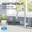 Northerly Single Handle Pull-Down Kitchen Faucet (Chrome), D454079