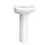 Maxwell 4" Centers Petite Pedestal Bathroom Sink, Sink Basin Only (White), G0012504