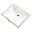 Logan Square Rectangular Standard Undercounter Bathroom Sink (White), G0012760