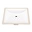 Logan Square Rectangular Standard Undercounter Bathroom Sink (White), G0012760