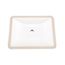 Logan Square Rectangular Petite Undercounter Bathroom Sink (White), G0012765
