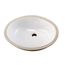 Luxoval Oval Petite Undercounter Bathroom Sink (White), G0012770F