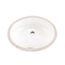 Luxoval Oval Petite Undercounter Bathroom Sink (White), G0012770F