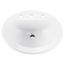 Maxwell Oval 8" Centers Self-Rimming Bathroom Sink (White), G0012838CH