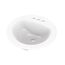 Maxwell Round 4" Centers Self-Rimming Bathroom Sink (White), G0012884CH