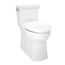 Burr Ridge CT 1.28gpf 12" Rough-In One-Piece Compact Elongated ErgoHeight Toilet (White), G0021187CT