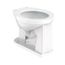 North Point 1.1, 1.28, or 1.6 gpf Round Front Back Spud Bowl (White), G002564231