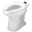 North Point 1.28 or 1.6 gpf Elongated ErgoHeight Top Spud Bowl (White), G0025733