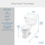 Ultra Flush 1.6gpf Toilet Tank 12" Rough-in Right Hand Lever, Tank Only (White), G002838097