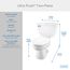 Ultra Flush 1.6gpf Toilet Tank 10" Rough-in, Tank Only (White), G0028385