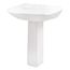 Avalanche/Viper Bathroom Sink Pedestal, Pedestal Only (White), G0029834