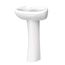 Maxwell Bathroom Sink Pedestal, Pedestal Only (White), G0029842