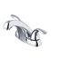 Viper 2 Handle Centerset Bathroom Sink Faucet w/ Metal Touch-Down Drain (Chrome), G0043011