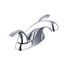 Viper 2 Handle Centerset Bathroom Sink Faucet w/ Metal Touch-Down Drain (Chrome), G0043011