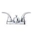 Maxwell SE 2 Handle Centerset Bathroom Sink Faucet w/ Metal Pop-Up Drain (Chrome), G0043165W