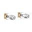 Classics Straight Pattern Trim & Compression Valves w/ 1/2" IPS Connections, Metal Handles, Hot & Cold Stems (Chrome), G004776083