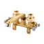 Classics 2 Handle Laundry Faucet w/ Metal Lever Handles, Threaded Legs, IPS/Sweat Connections, and Threaded Spout (Rough Brass), G0049540
