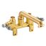 Classics 2 Handle Laundry Faucet w/ Metal Lever Handles, Threaded Legs, and Direct Sweat Connections (Rough Brass), G0049556