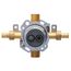 Treysta Tub & Shower Valve - Horizontal Inputs WITHOUT Stops - Crimp Pex (Rough Brass), G00GS504