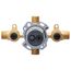 Treysta Tub & Shower Valve - Horizontal Inputs w/ Stops - IPS/Sweat (Rough Brass), G00GS505S