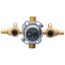 Treysta Tub & Shower Valve - Horizontal Inputs w/ Stops - Cold Expansion Pex (Rough Brass), G00GS507S