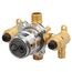 Treysta Tub & Shower Valve - Vertical Inputs w/ Stops - Cold Expansion Pex (Rough Brass), G00GS527S