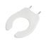 Round Front Commercial Toilet Seat for PeeWee GHE20601 (White), GC55011943