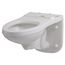 Ultra Flush 1.28gpf Wall Hung Back Outlet Elongated Toilet Bowl (White), GHE21370