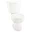 Maxwell 1.6 gpf 12" Rough-In 2-Piece Round Front Toilet, Toilet Bowl Only (White), GMX21952