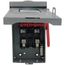 30A Low-Voltage VBII Double-Break Enclosed Fused Safety Switch, 2-Pole/3-Wire, NEMA 3R Enclosure (240V)