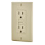Self-test SmartlockPro Slim GFCI Receptacle, 15A, NEMA 5-15R - Ivory (125V)