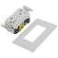 SmartlockPro Extra Heavy-Duty Hospital Grade GFCI Receptacle w/ Wall Plate, 2P, 20A, NEMA 5-20R - White (125V)
