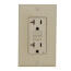 Self-test SmartlockPro Slim GFCI Duplex Receptacle , 20A - Ivory (125V)
