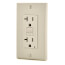 Self-test SmartlockPro Slim GFCI Duplex Receptacle , 20A - Light Almond (125V)