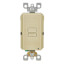 Self-test SmartlockPro Slim GFCI Receptacle with Blank Face, 20A - Ivory (125V)