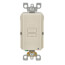Self-test SmartlockPro Slim GFCI Receptacle with Blank Face, 20A - Light Almond (125V)