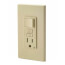Self-test SmartlockPro Tamper Resistant GFCI Receptacle with Switch Combo, 15A, NEMA 5-15R - Ivory (125V)