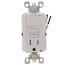 Self-test SmartlockPro Tamper Resistant GFCI Receptacle with Switch Combo, 15A, NEMA 5-15R - White (125V)