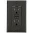 15A SmartlockPro GFCI Receptacle/Outlet, Tamper-Resistant (125V) - Brown