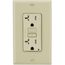 Self-test SmartlockPro Slim Tamper Resistant GFCI Receptacle, 20A, NEMA 5-20R - Ivory (125V)