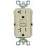 Self-test SmartlockPro Slim Tamper Resistant GFCI Receptacle, 20A, NEMA 5-20R - Ivory (125V)