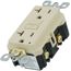 Self-test SmartlockPro Slim Tamper Resistant GFCI Receptacle, 20A, NEMA 5-20R - Ivory (125V)