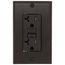 20A SmartlockPro GFCI Receptacle/Outlet, Tamper-Resistant (125V) - Brown