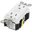 SmartlockPro Slim Tamper/Weather Resistant Self-Test GFCI Receptacle, 2P, 15A, NEMA 5-15R - White (125V)